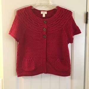 Loft button sweater